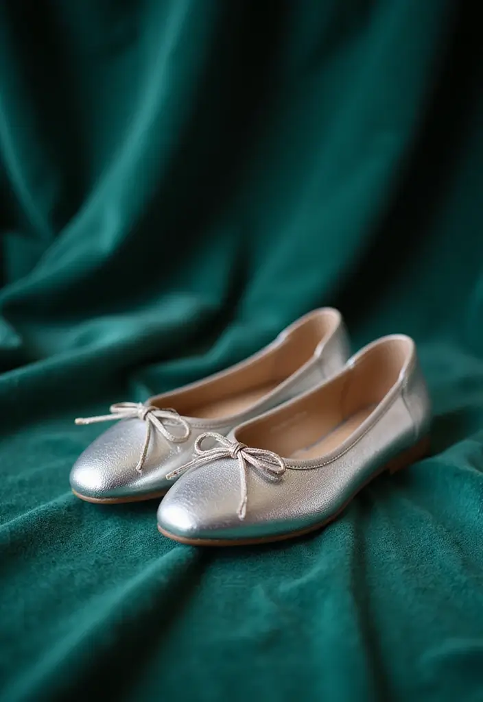 15 Must-Have Casual Ballet Flats for Every Stylish Woman (You Won't Believe #8!) - 3. Chic Metallic Options