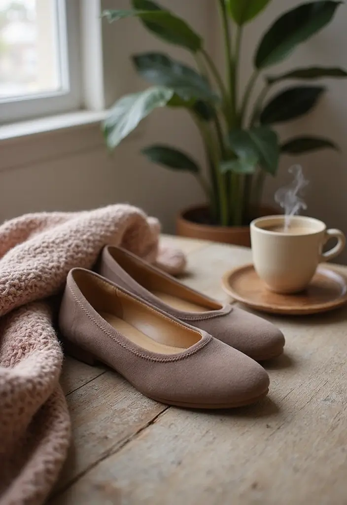 15 Must-Have Casual Ballet Flats for Every Stylish Woman (You Won't Believe #8!) - 4. Comfy Suede Flats