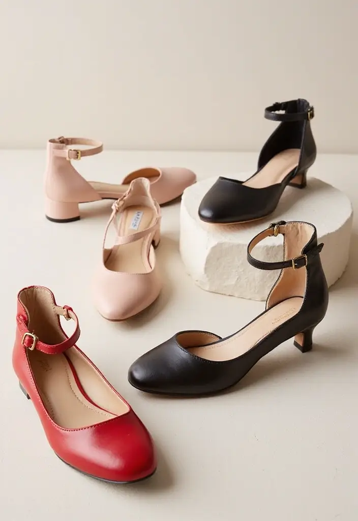 15 Must-Have Casual Ballet Flats for Every Stylish Woman (You Won't Believe #8!) - 7. Versatile Ankle Strap Flats
