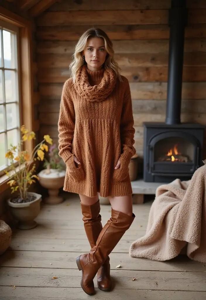 15 Stunning Casual Wedding Dresses That Will Make You Say 'I Do!' - 10. Cozy Sweater Dress