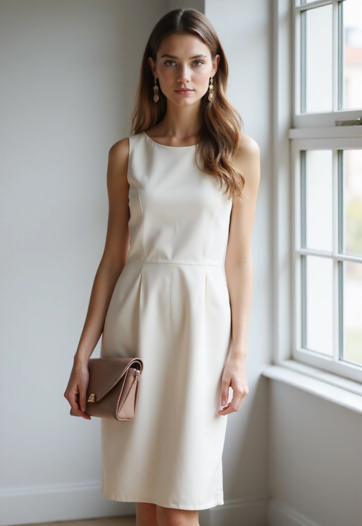 15 Stunning Casual Wedding Dresses That Will Make You Say 'I Do!' - 13. Minimalist Shift Dress