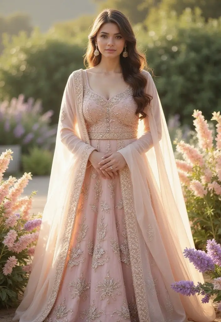 15 Stunning Indian Wedding Outfits for Brides That Will Make Heads Turn! - 2. Pastel Perfection