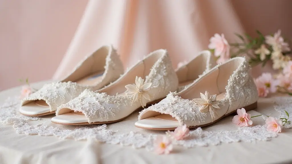 15 Stunning Wedding Footwear Ideas for Brides Who Love Flats (You Won&#039;t Believe #5!) - Gleam Gather