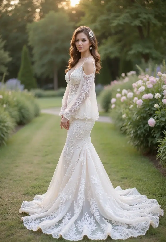 15 Stunning Wedding Hairstyles for Medium Hair That Will Leave Your Guests in Awe! - 10. Side-Swept Curls