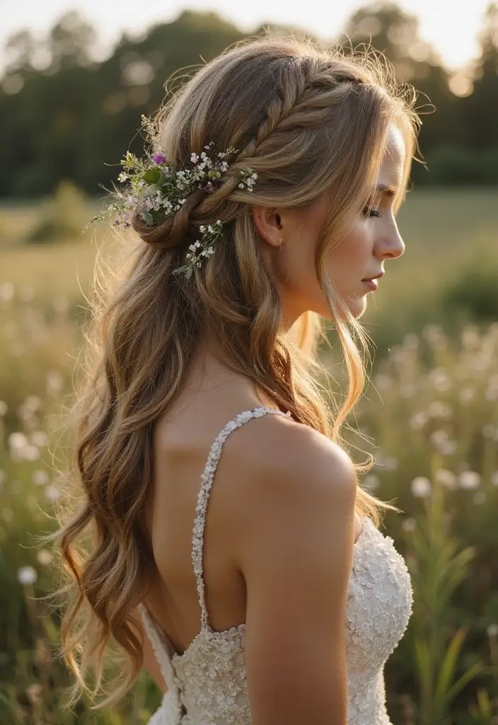 15 Stunning Wedding Hairstyles for Medium Hair That Will Leave Your Guests in Awe! - 3. Bohemian Braids