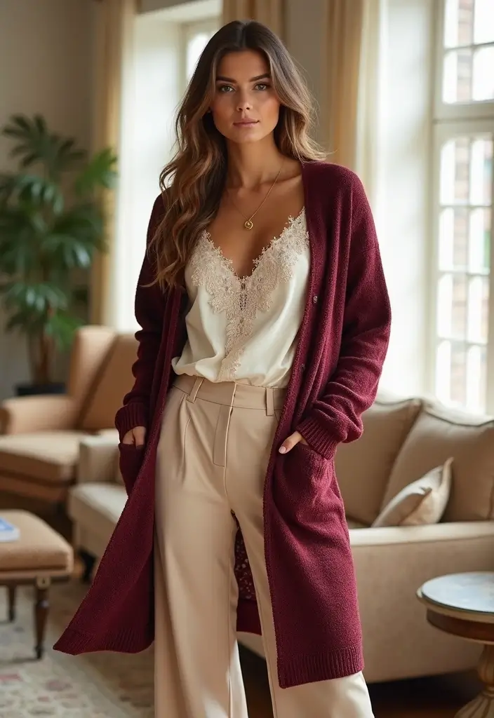20 Lounge Clothes Aesthetic Looks That Will Elevate Your Comfort Game! - 15. Layered Looks