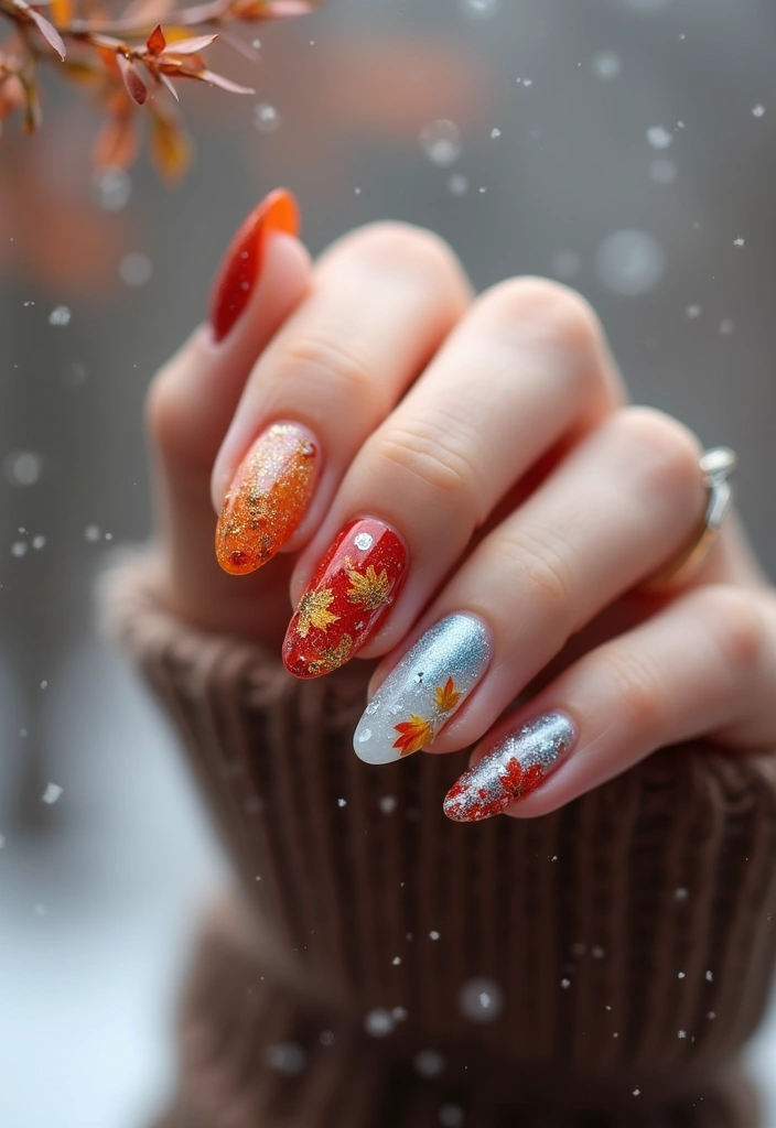 20 Stunning Gel Nail Designs That'll Make You the Envy of All Your Friends! - 12. Seasonal Styles
