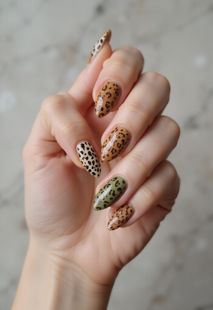20 Stunning Gel Nail Designs That'll Make You the Envy of All Your Friends! - 8. Animal Prints