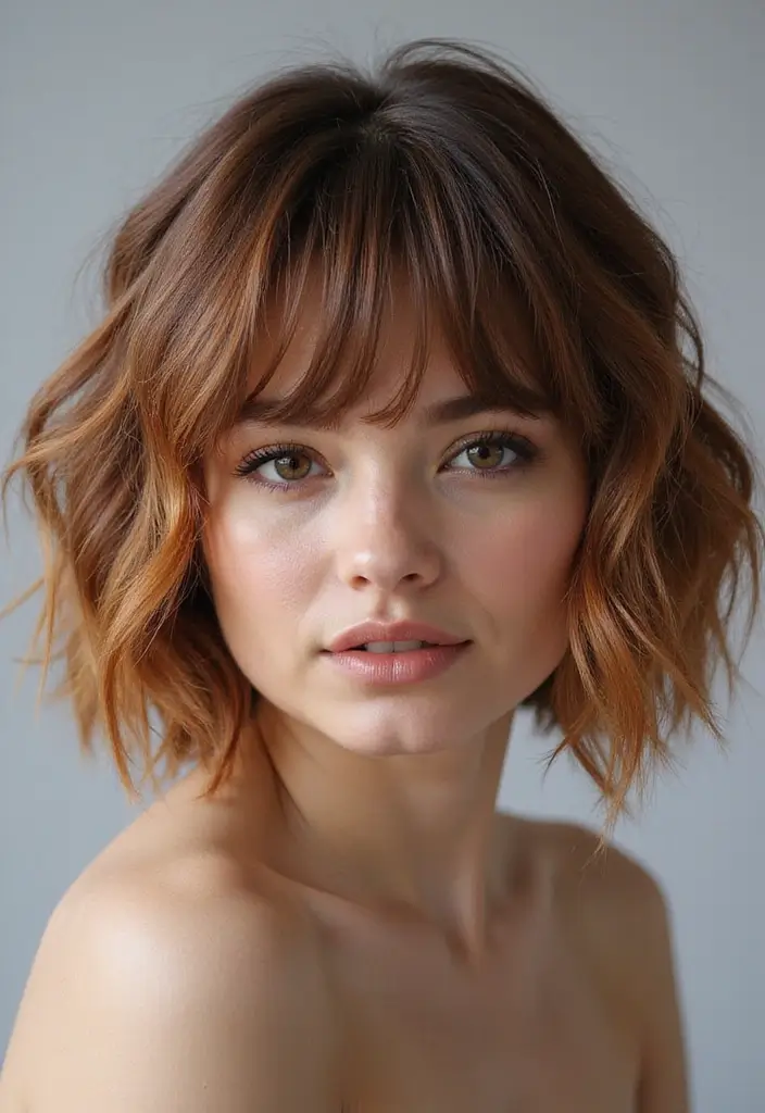 20 Stunning Hairstyles for Shoulder Length Hair That'll Turn Heads! - 11. Textured Bob