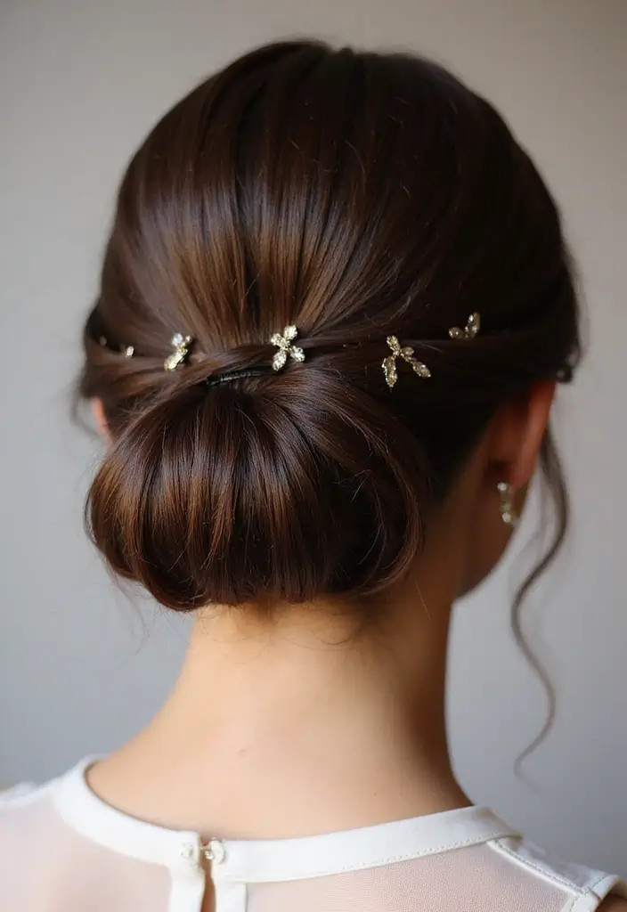 20 Stunning Hairstyles for Shoulder Length Hair That'll Turn Heads! - 17. Classic French Twist