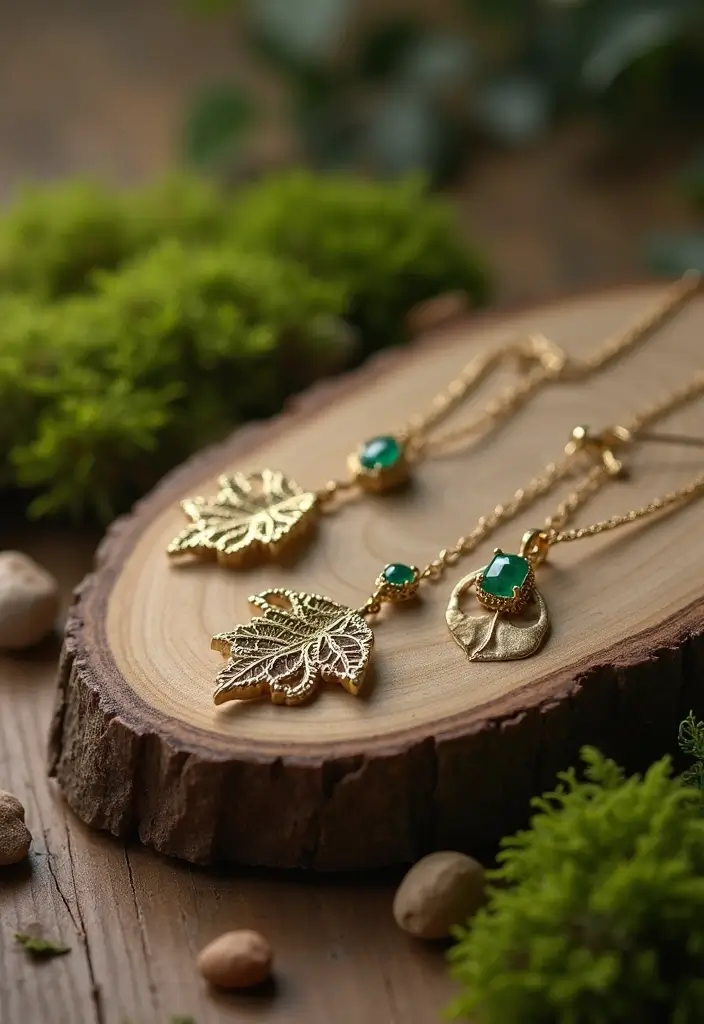 20 Stunning Wedding Jewelry Ideas Every Bride Will Adore (Wait Until You See #12!) - 14. Nature-Inspired Jewelry