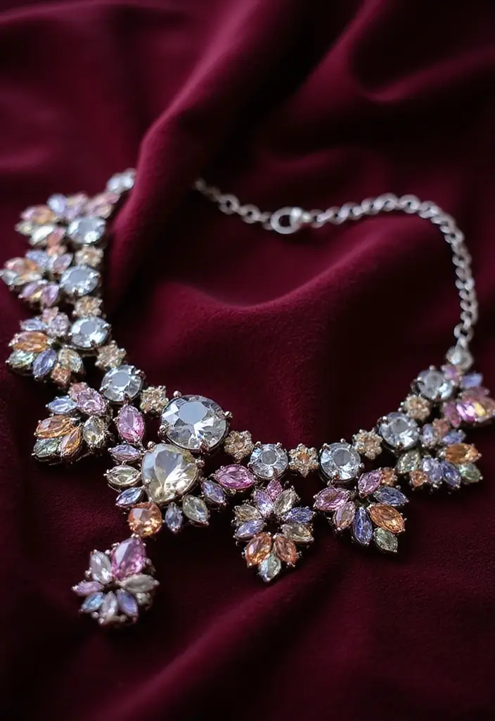 20 Stunning Wedding Jewelry Ideas Every Bride Will Adore (Wait Until You See #12!) - 2. Dazzling Statement Necklaces
