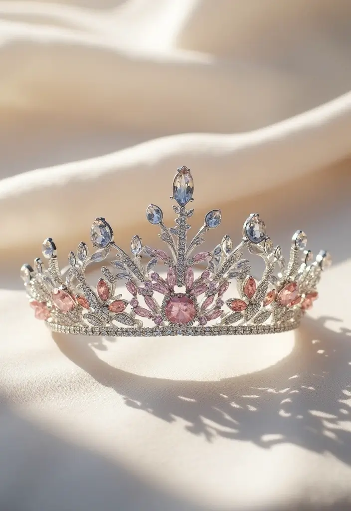 20 Stunning Wedding Jewelry Ideas Every Bride Will Adore (Wait Until You See #12!) - 7. Elegant Tiara Crowns