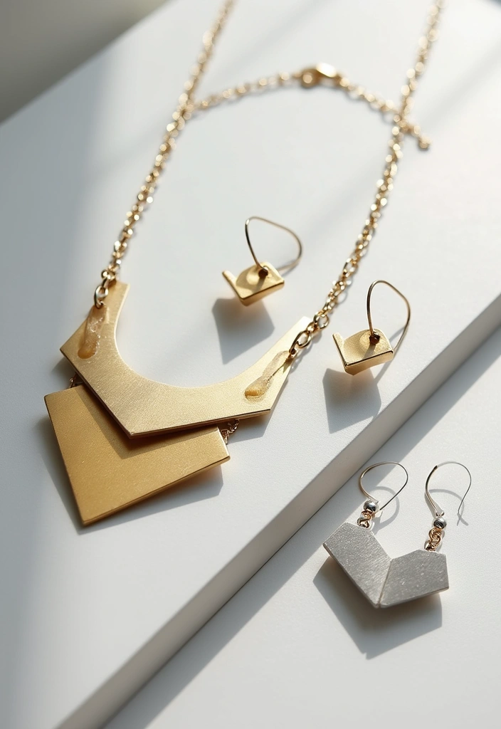 20 Stunning Wedding Jewelry Ideas Every Bride Will Adore (Wait Until You See #12!) - 9. Geometric Designs