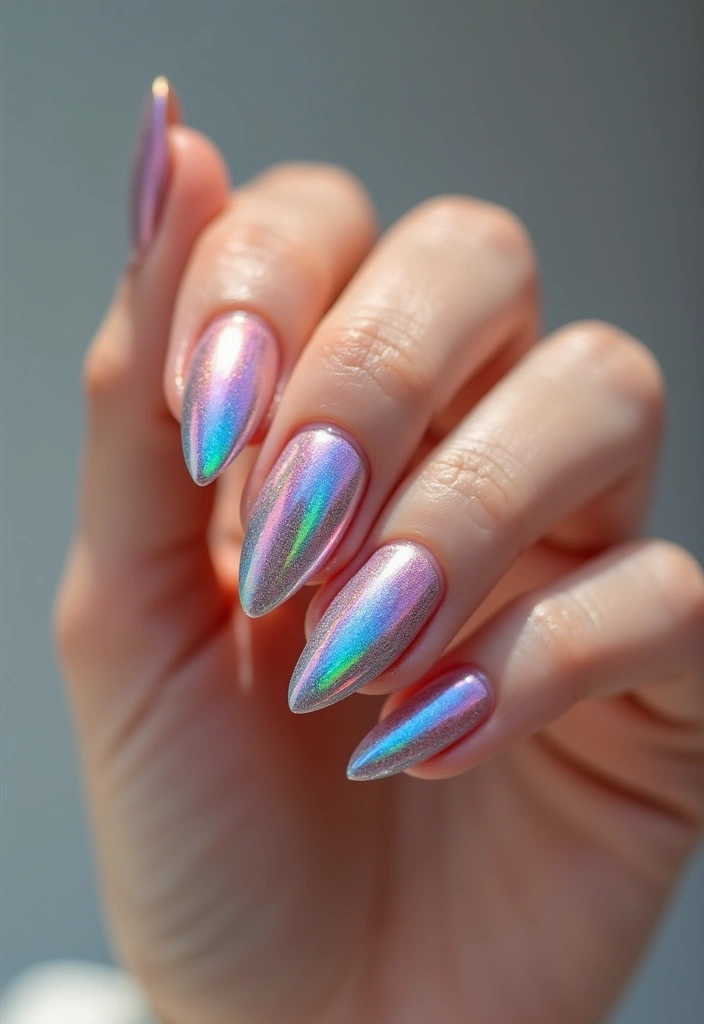 25 Nail Art Designs That Will Make You the Center of Attention (You Won't Believe #12!) - 11. Holographic Nails