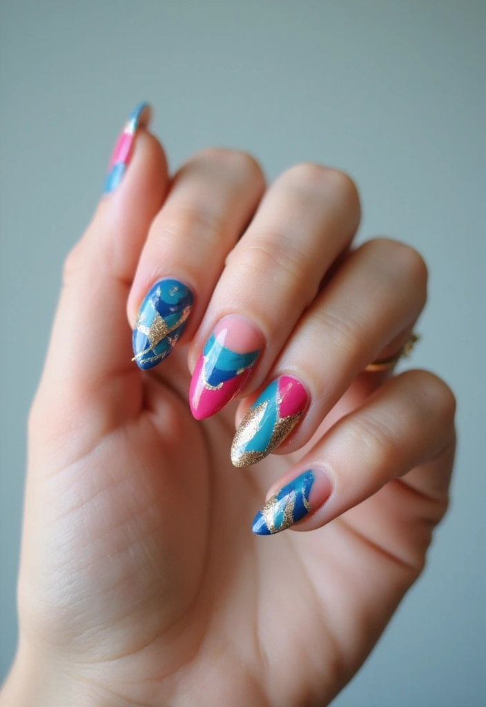 25 Nail Art Designs That Will Make You the Center of Attention (You Won't Believe #12!) - 13. Abstract Art Nails