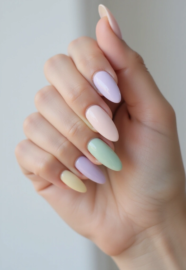 25 Nail Art Designs That Will Make You the Center of Attention (You Won't Believe #12!) - 17. Sweet Pastels