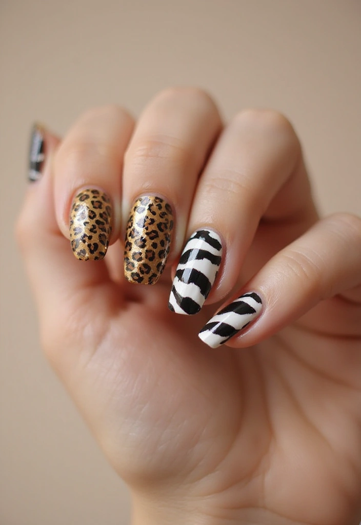 25 Nail Art Designs That Will Make You the Center of Attention (You Won't Believe #12!) - 6. Animal Print