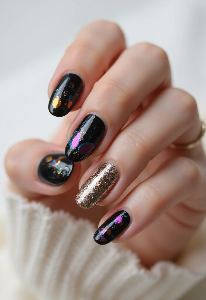 25 Nail Art Designs That Will Make You the Center of Attention (You Won't Believe #12!) - 8. Foil Accents