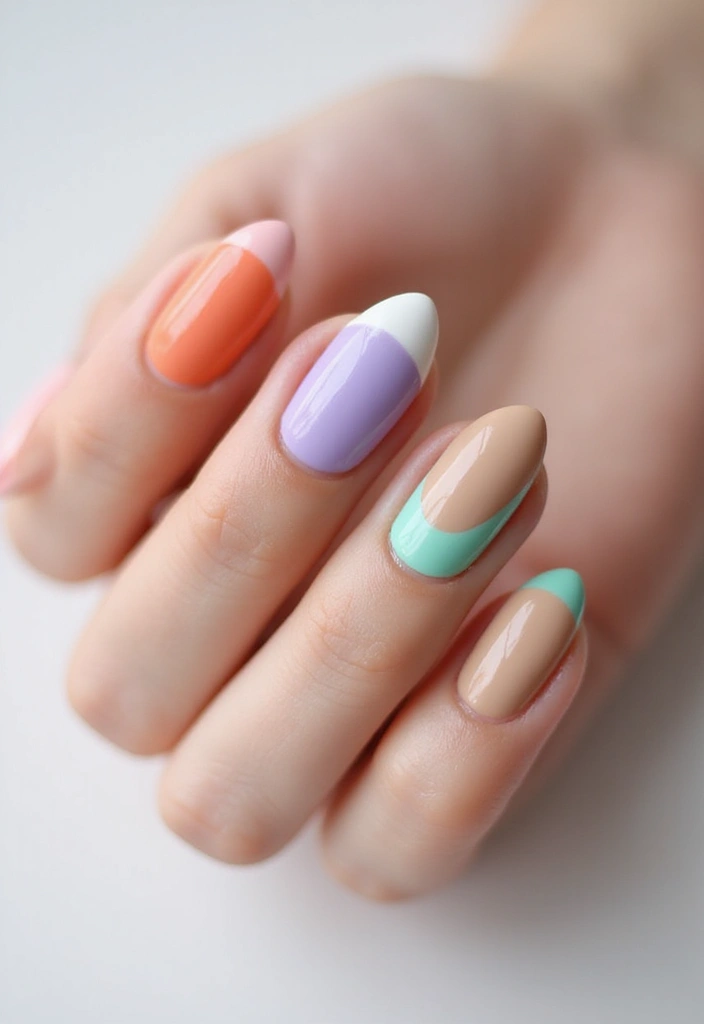 30 Simple Nail Designs for Almond Shapes That'll Make You Say 'Wow!' - 1. Classic French Tips with a Twist