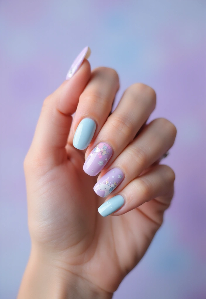 30 Simple Nail Designs for Almond Shapes That'll Make You Say 'Wow!' - 27. Fantasy Galore
