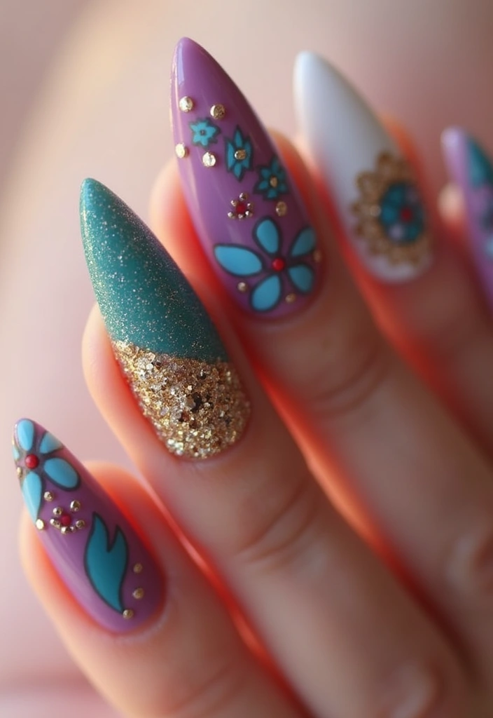 Unlock Your Perfect Manicure: The Ultimate Nail Shape Chart You Didn't Know You Needed! - 2. The Bold Coffin