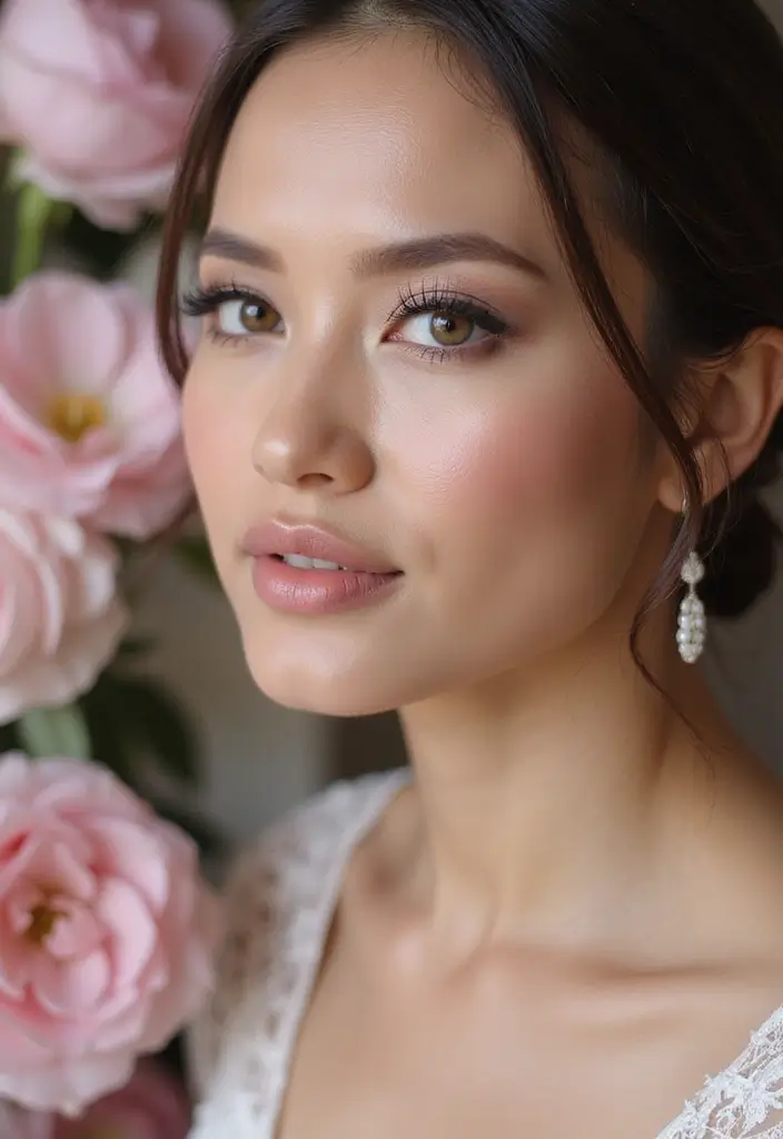 12 Stunning Wedding Makeup Ideas That'll Make You the Center of Attention! - 1. Timeless Classic Elegance