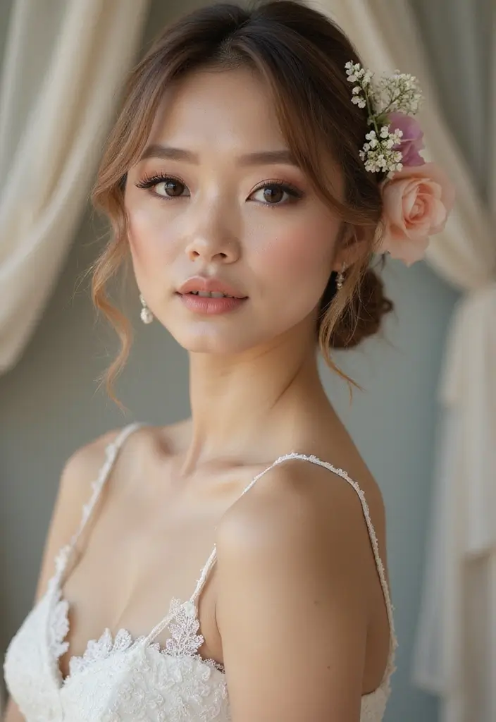 12 Stunning Wedding Makeup Ideas That'll Make You the Center of Attention! - 3. Romantic Glowing Skin