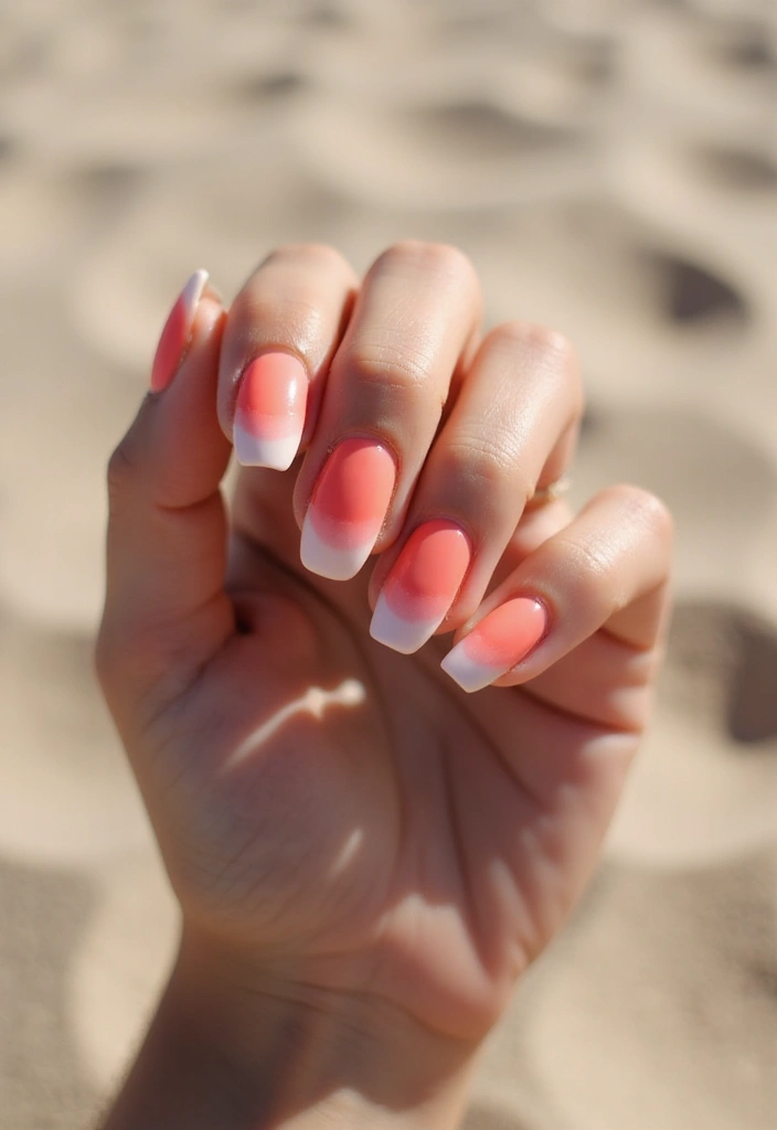 14 Stunning Acrylic Nails French Tip Designs That Will Leave You Speechless! - 2. Ombre French Tips