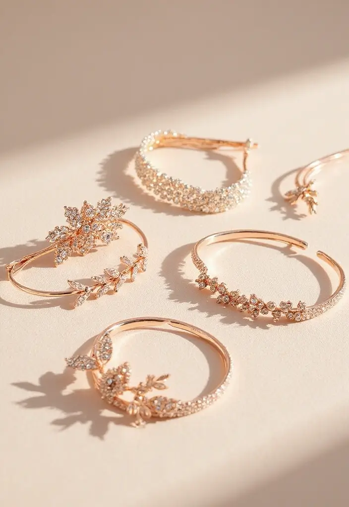 14 Stunning Rose Gold Jewelry Pieces You Absolutely Need in Your Collection (Don’t Miss #4!) - 12. Rose Gold Hair Accessories