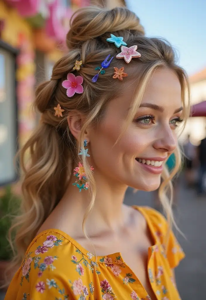 15 Hair Clip Hairstyles You Need to Try Right Now (Easy and Chic!) - 13. Multi-Clip Party Updo