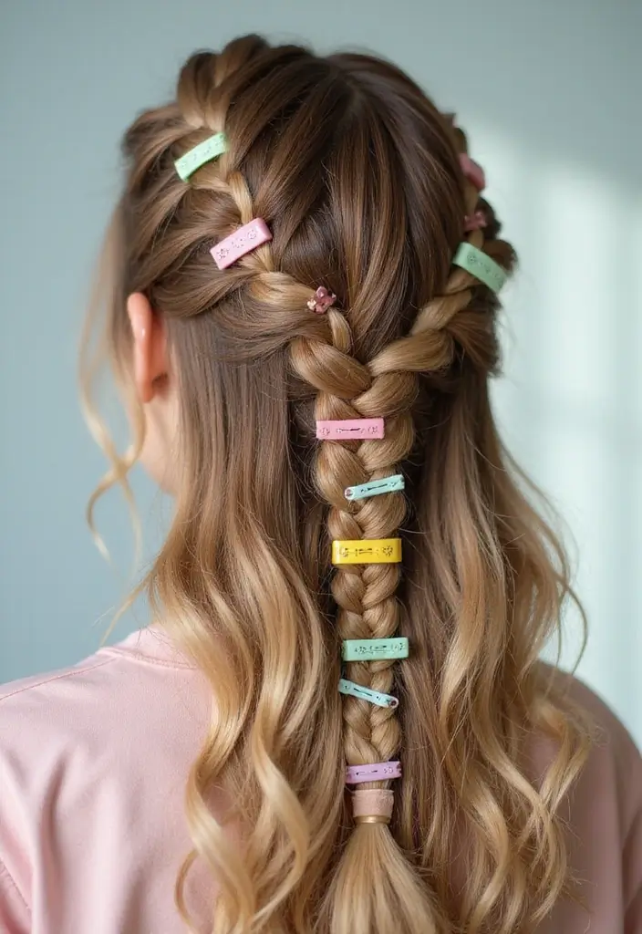 15 Hair Clip Hairstyles You Need to Try Right Now (Easy and Chic!) - 5. Braided Beauty with Clips