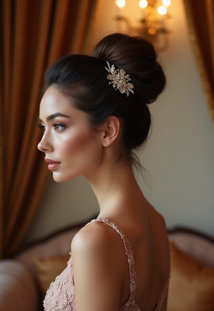 15 Hair Clip Hairstyles You Need to Try Right Now (Easy and Chic!) - 9. Chic Updo with Clip Drama