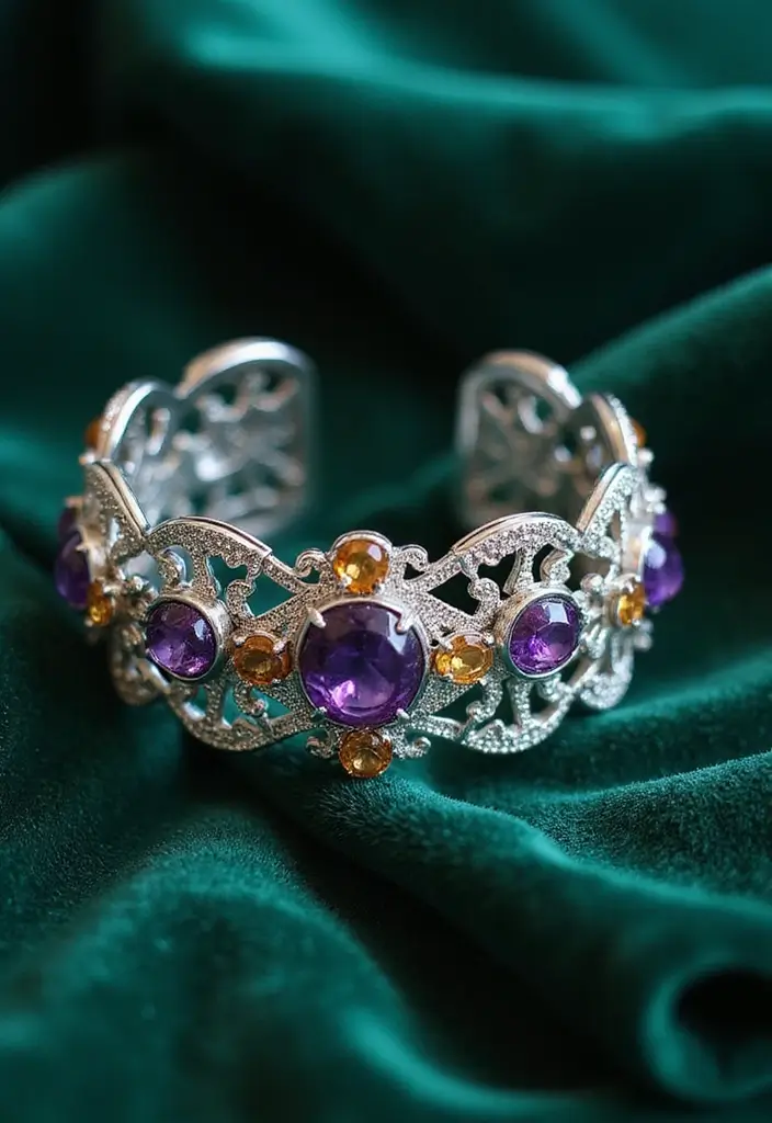 15 Must-Have Women Party Wear Jewellery Pieces That Will Steal the Show! - 3. Dazzling Cuff Bracelets