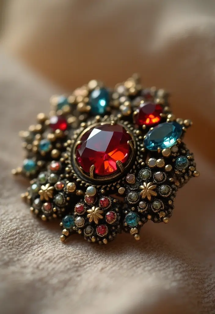 15 Must-Have Women Party Wear Jewellery Pieces That Will Steal the Show! - 6. Unique Brooches