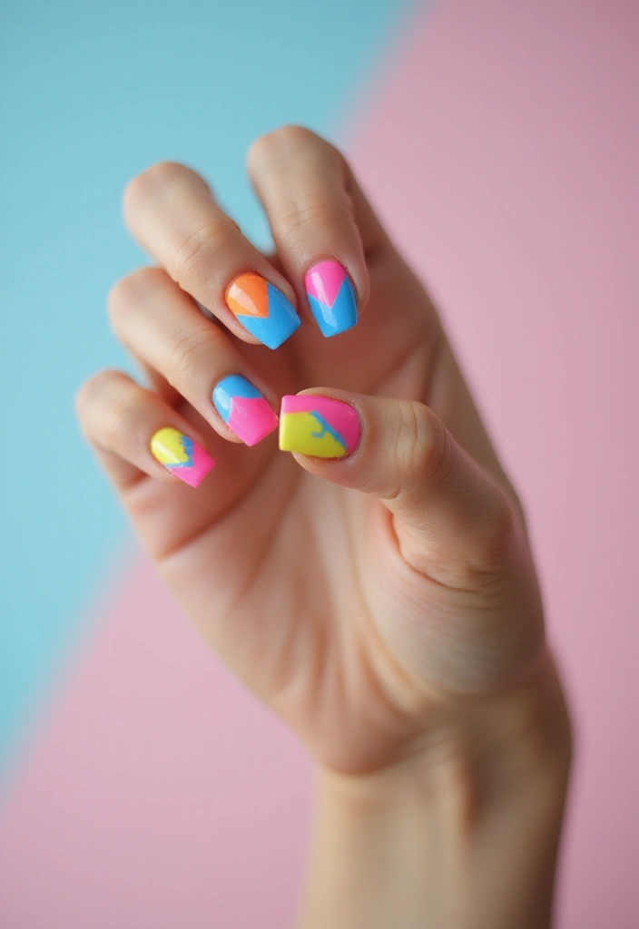 15 Stunning Short Nail Designs That Will Make You Want to Ditch Long Nails Forever! - 11. Bold Stripes