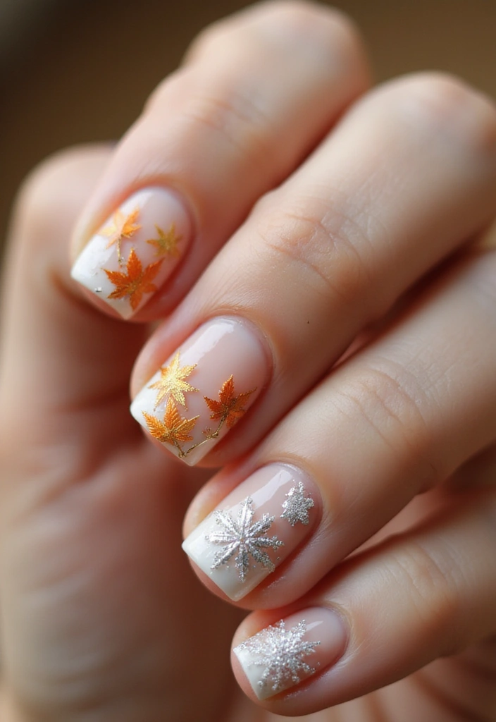 15 Stunning Short Nail Designs That Will Make You Want to Ditch Long Nails Forever! - 13. Seasonal Themes