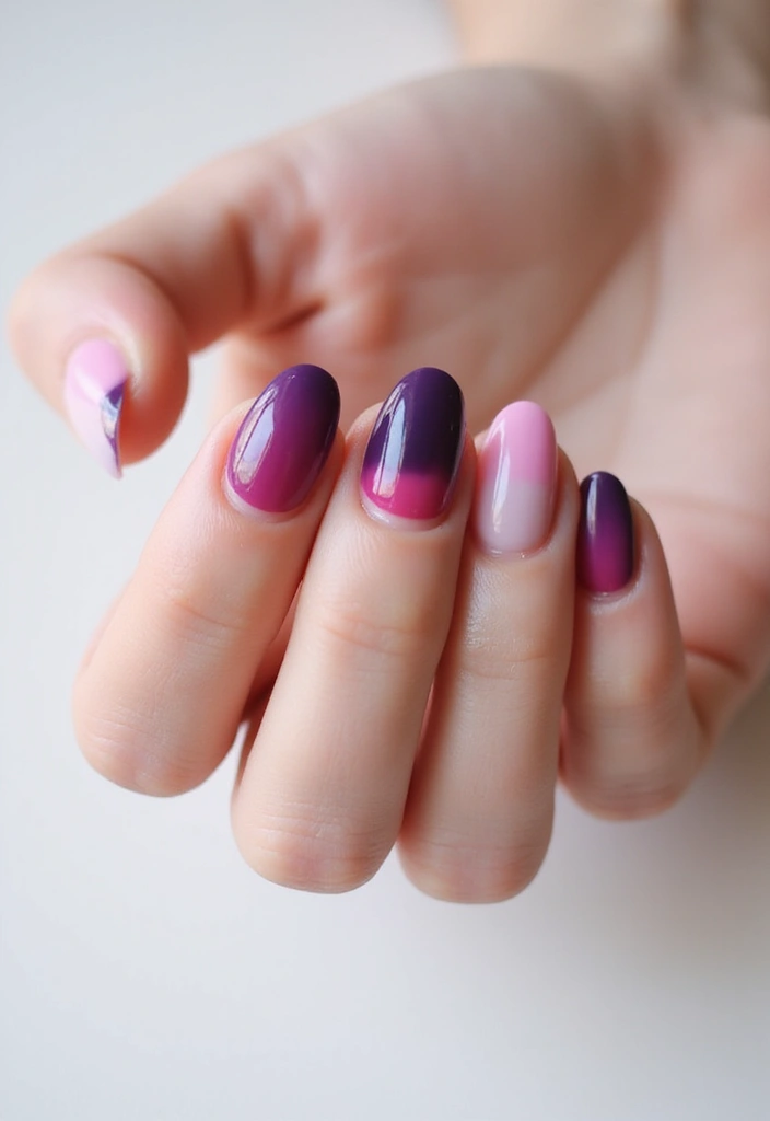 15 Stunning Short Nail Designs That Will Make You Want to Ditch Long Nails Forever! - 2. Bold Ombré