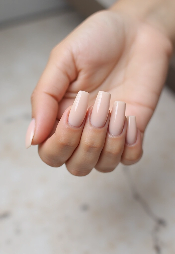 15 Stunning Short Nails Acrylic Square Designs You’ll Want to Try Right Now! - 3. Minimalist Chic