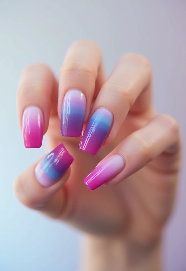 15 Stunning Short Nails Acrylic Square Designs You’ll Want to Try Right Now! - 6. Ombre Effect