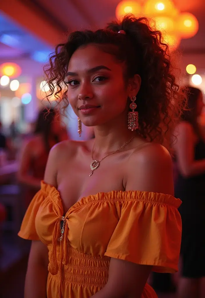 18 Adorable Hairstyles for Shoulder Length Hair You Can Master in Minutes! - 11. Flirty Curly Ponytail