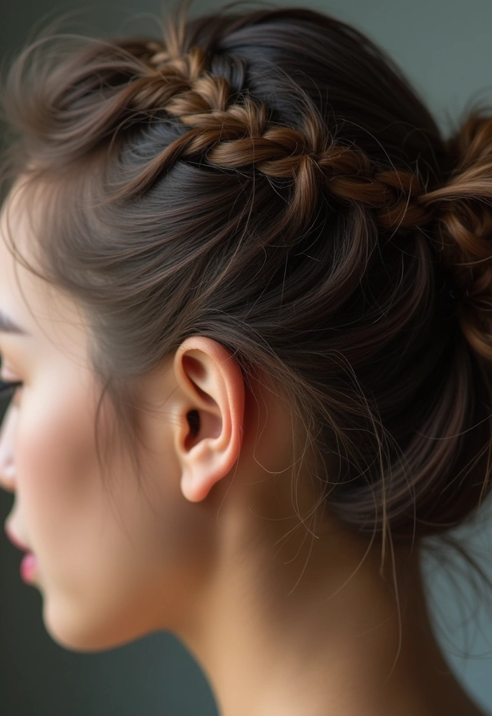 18 Adorable Hairstyles for Shoulder Length Hair You Can Master in Minutes! - 2. The Classic Half-Up Bun