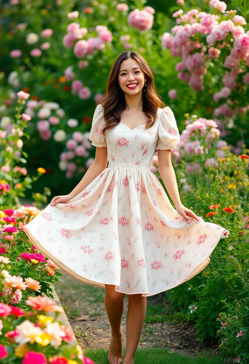 18 Date Night Outfits For Women That Will Make You the Center of Attention (You Won't Believe #7!) - 14. Vintage-Inspired Tea Dress