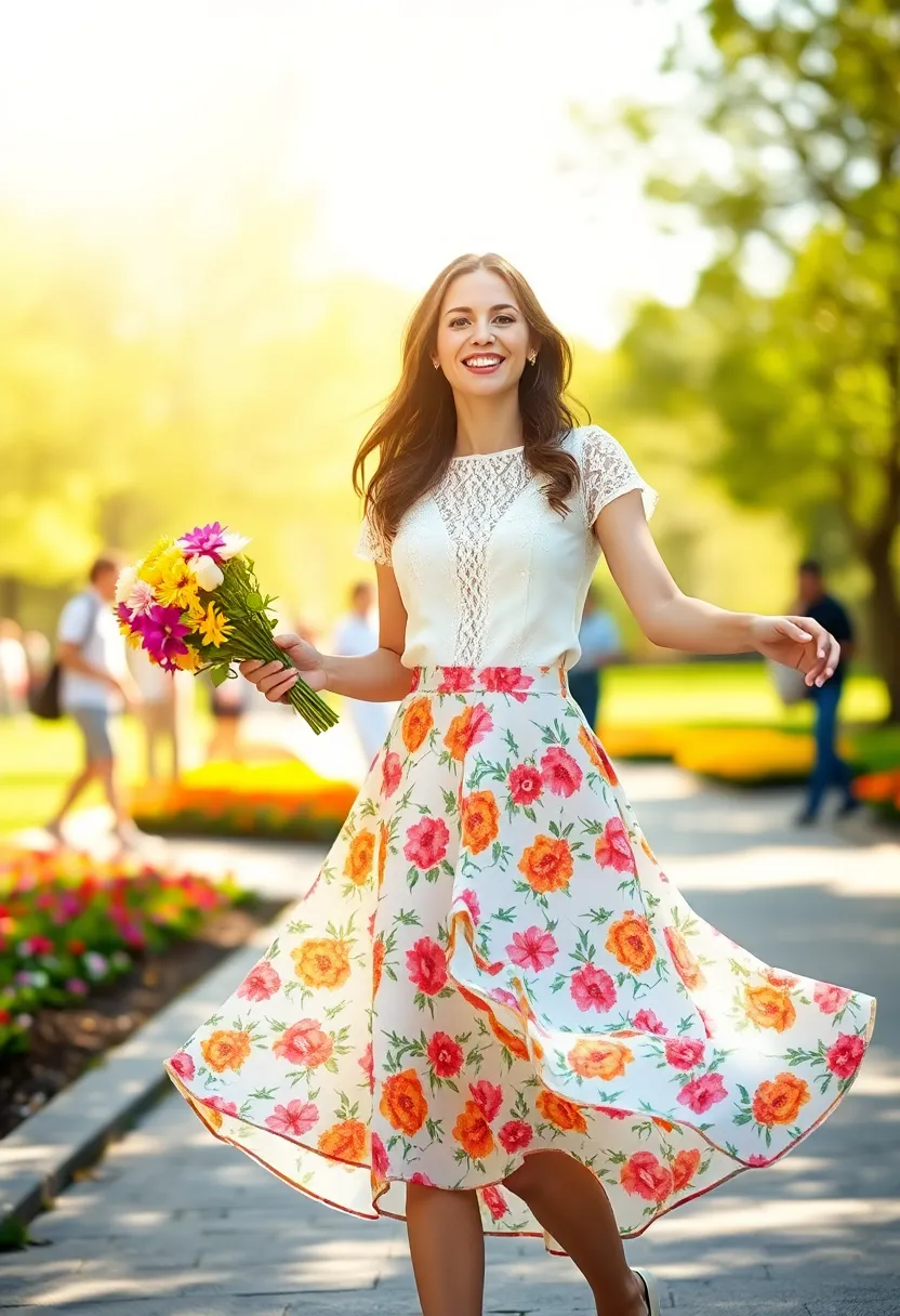 18 Date Night Outfits For Women That Will Make You the Center of Attention (You Won't Believe #7!) - 4. Cute Skirt and Top Combo