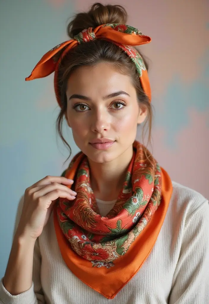18 Stunning Hair Accessories for Women That Add an Aesthetic Touch to Any Outfit! - 4. Silk Scarves