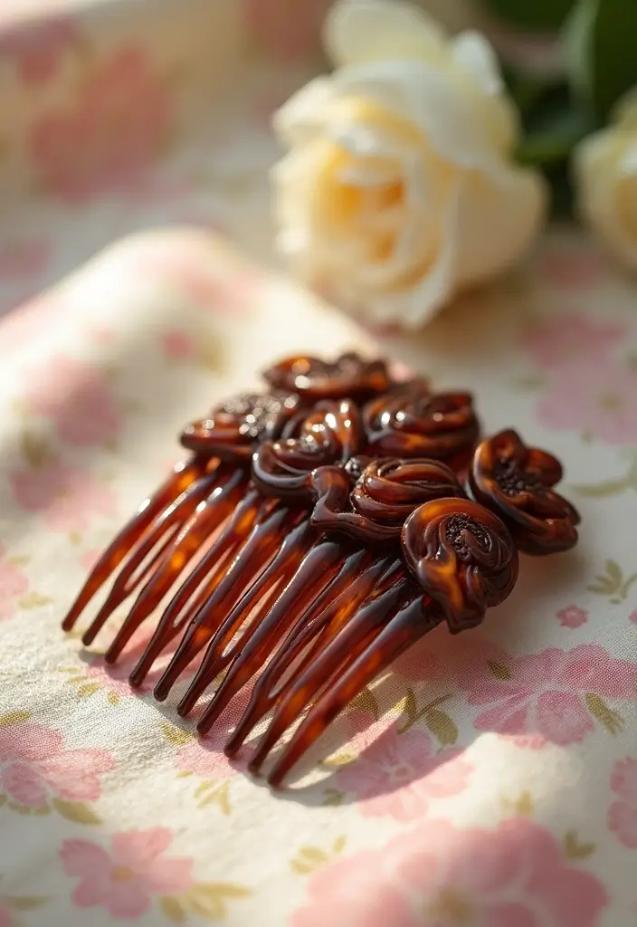 18 Stunning Hair Accessories for Women That Add an Aesthetic Touch to Any Outfit! - 7. Retro Hair Combs