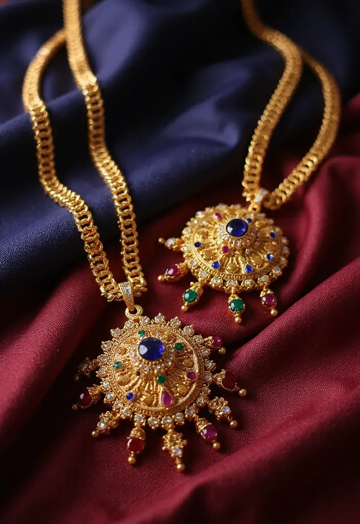18 Stunning South Indian Bridal Jewellery Aesthetics That Will Leave You Breathless! - 1. The Majestic Temple Jewellery