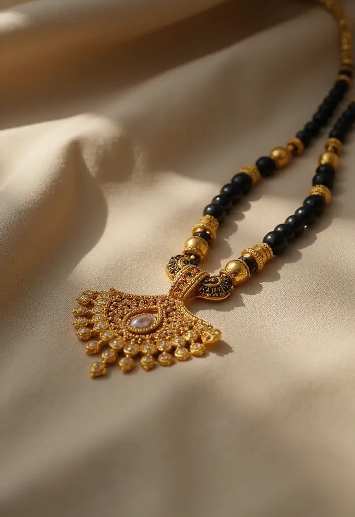 18 Stunning South Indian Bridal Jewellery Aesthetics That Will Leave You Breathless! - 10. The Allure of Mangal Sutra