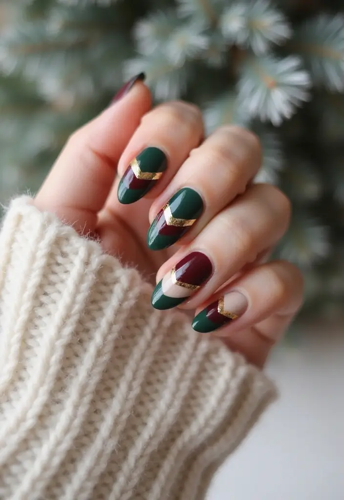 20 Classy Winter Nail Art Designs That Will Make You Stand Out This Season! - 20. Stylish Stripes