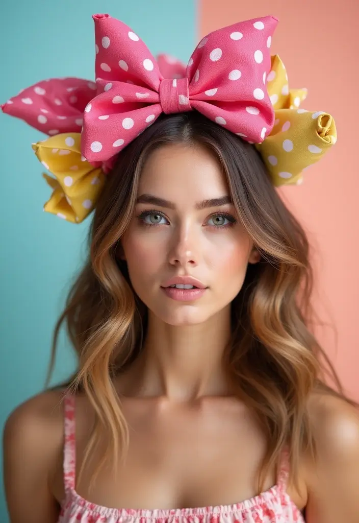 20 Must-Have Hair Accessories for Women That Will Elevate Your Style Instantly! - 10. Funky Hair Bows
